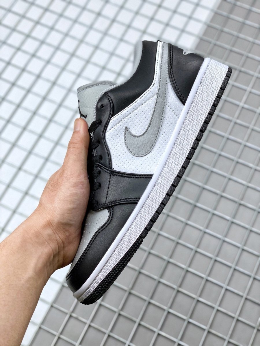 JORDAN 1 Low - Shadow Sneakers - Black Unisex Streetwear Limited Edition