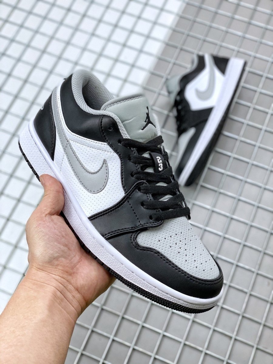 JORDAN 1 Low - Shadow Sneakers - Black Unisex Streetwear Limited Edition