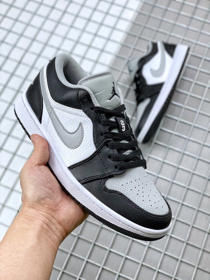 JORDAN 1 Low - Shadow Sneakers - Black Unisex Streetwear Limited Edition