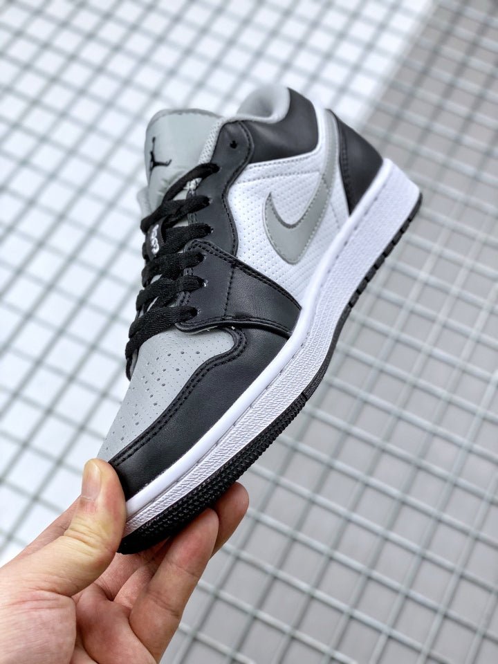 JORDAN 1 Low - Shadow Sneakers - Black Unisex Streetwear Limited Edition