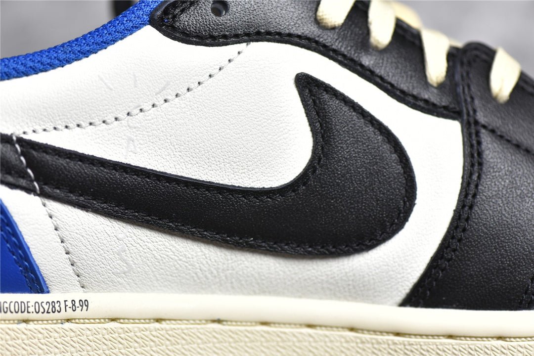 JORDAN 1 Low - Travis Scott Fragment - Black Unisex Streetwear Limited Edition - Introducing the Jordan 1 Low x Travis Scott Fragment: A Fusion of Creative Forces and