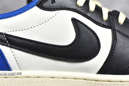 JORDAN 1 Low - Travis Scott Fragment - Black Unisex Streetwear Limited Edition - Introducing the Jordan 1 Low x Travis Scott Fragment: A Fusion of Creative Forces and