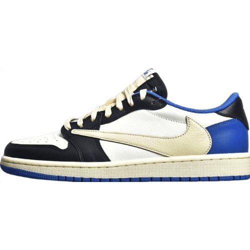 JORDAN 1 Low - Travis Scott Fragment - Black Unisex Streetwear Limited Edition - Introducing the Jordan 1 Low x Travis Scott Fragment: A Fusion of Creative Forces and