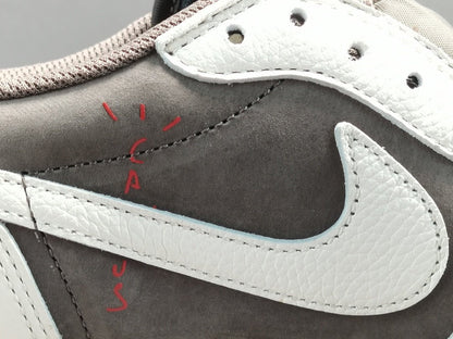 JORDAN 1 Low - Travis Scott Reverse Mocha - Black Unisex Streetwear Limited Edition - Introducing the Jordan 1 Low Travis Scott Reverse Mocha: A Fresh Twist on a Legendary