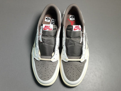 JORDAN 1 Low - Travis Scott Reverse Mocha - Black Unisex Streetwear Limited Edition - Introducing the Jordan 1 Low Travis Scott Reverse Mocha: A Fresh Twist on a Legendary