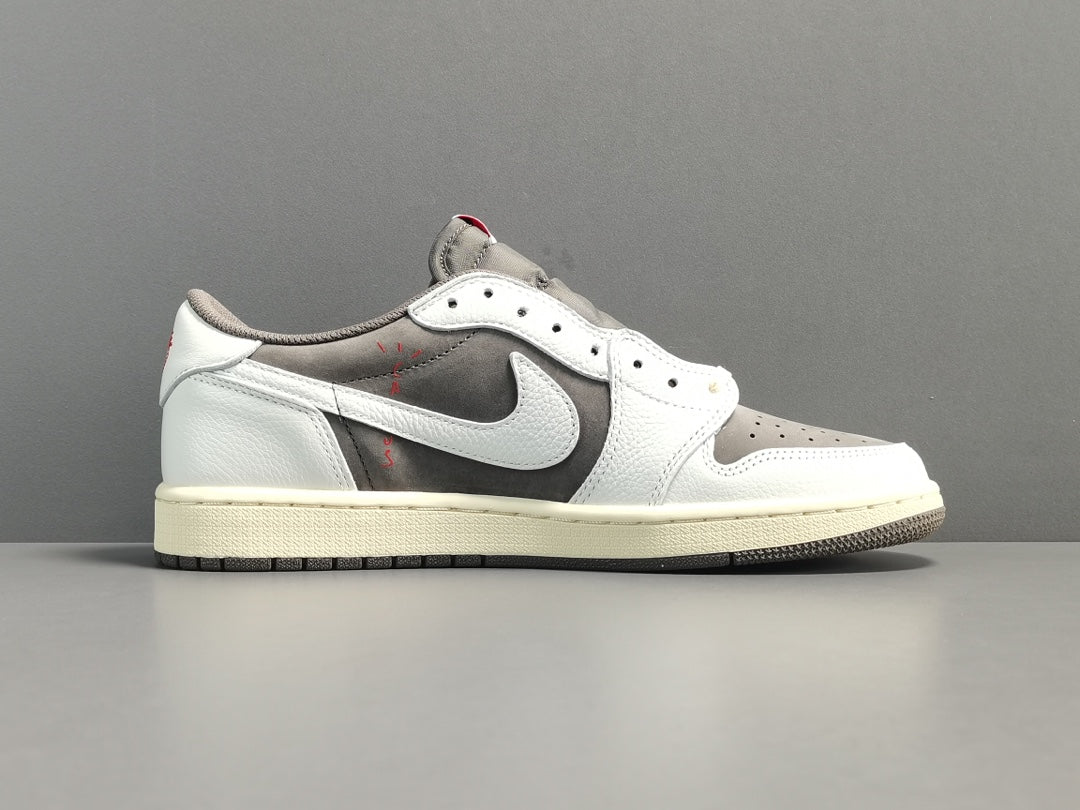 JORDAN 1 Low - Travis Scott Reverse Mocha - Black Unisex Streetwear Limited Edition - Introducing the Jordan 1 Low Travis Scott Reverse Mocha: A Fresh Twist on a Legendary
