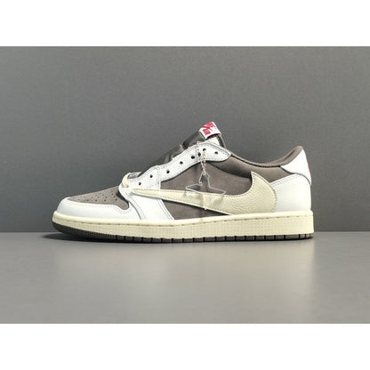 JORDAN 1 Low - Travis Scott Reverse Mocha - Black Unisex Streetwear Limited Edition - Introducing the Jordan 1 Low Travis Scott Reverse Mocha: A Fresh Twist on a Legendary