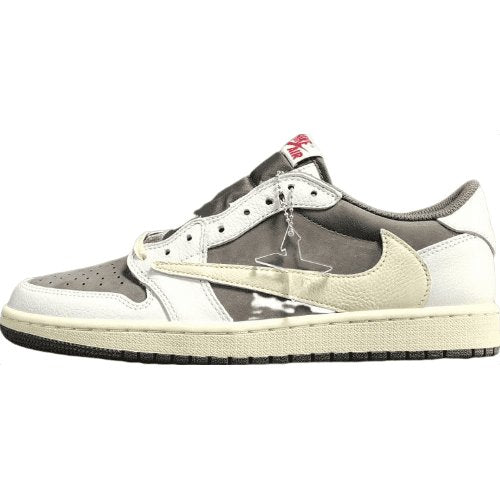 JORDAN 1 Low - Travis Scott Reverse Mocha - Black Unisex Streetwear Limited Edition - Introducing the Jordan 1 Low Travis Scott Reverse Mocha: A Fresh Twist on a Legendary