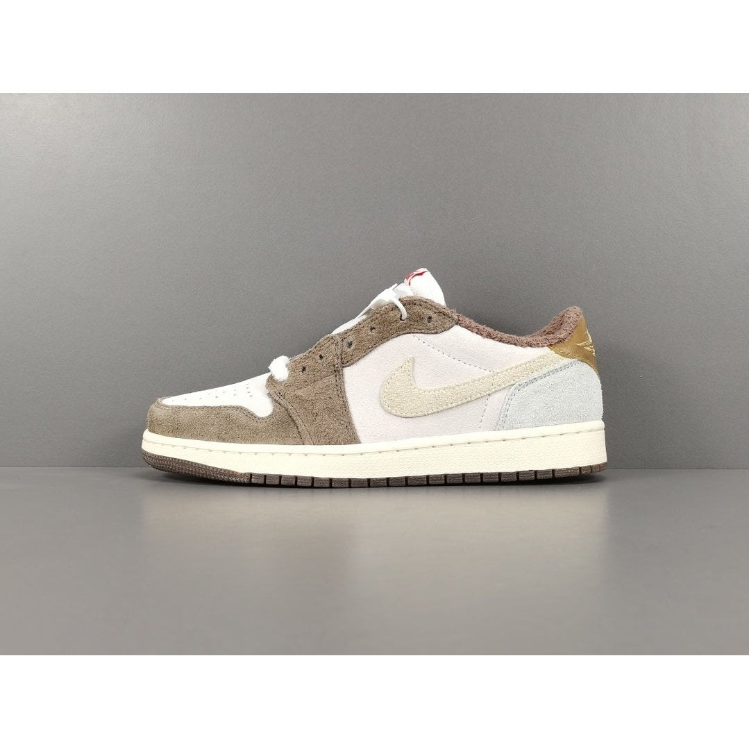 JORDAN 1 Low - Year Of The Rabbit Sneakers - White Unisex Streetwear Limited Edition - Introducing the Jordan 1 Low Year of the Rabbit, a captivating sneaker that pays homage
