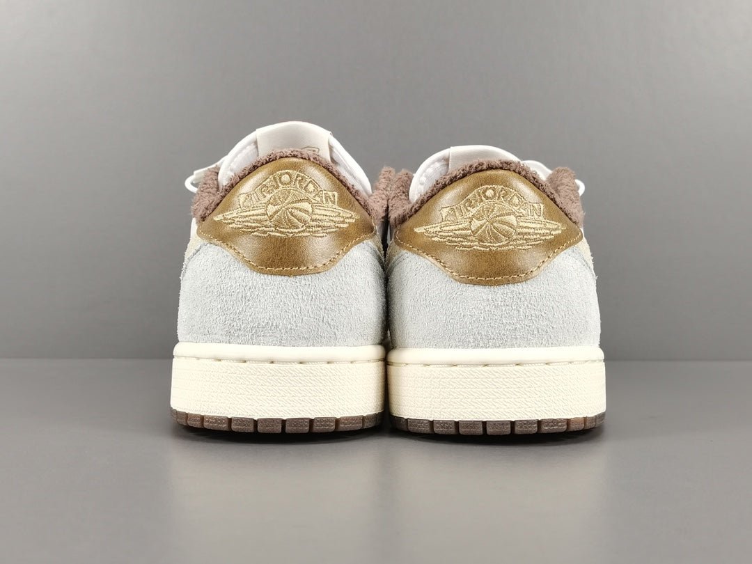 JORDAN 1 Low - Year Of The Rabbit Sneakers - White Unisex Streetwear Limited Edition - Introducing the Jordan 1 Low Year of the Rabbit, a captivating sneaker that pays homage