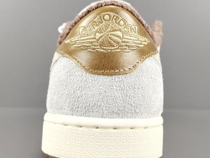 JORDAN 1 Low - Year Of The Rabbit Sneakers - White Unisex Streetwear Limited Edition - Introducing the Jordan 1 Low Year of the Rabbit, a captivating sneaker that pays homage