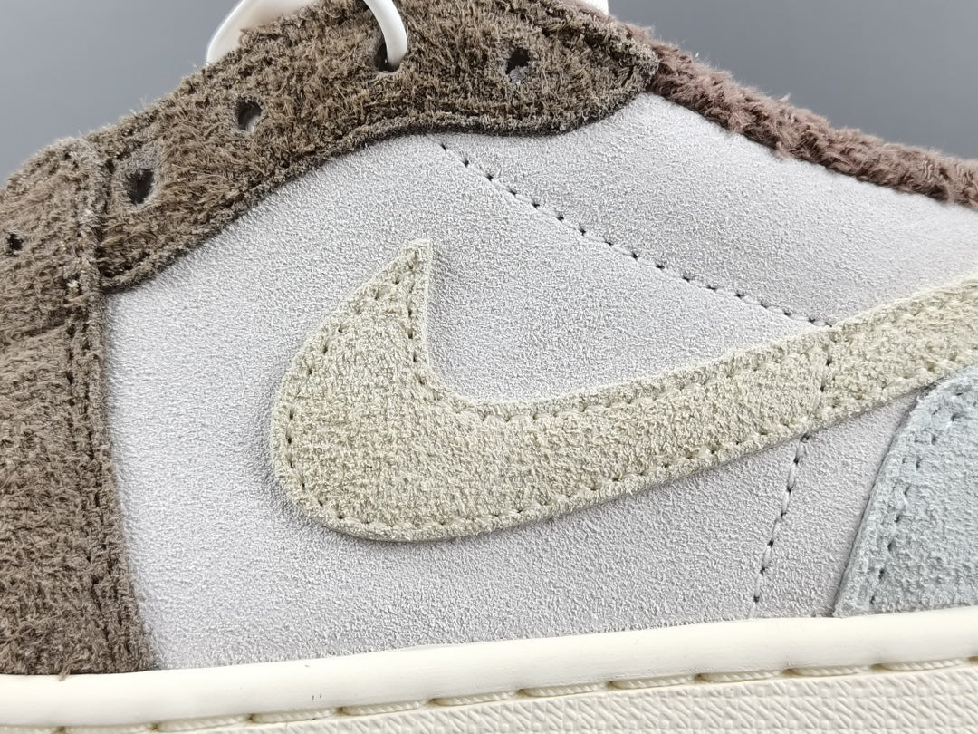 JORDAN 1 Low - Year Of The Rabbit Sneakers - White Unisex Streetwear Limited Edition - Introducing the Jordan 1 Low Year of the Rabbit, a captivating sneaker that pays homage