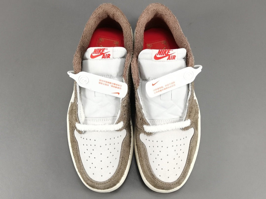 JORDAN 1 Low - Year Of The Rabbit Sneakers - White Unisex Streetwear Limited Edition - Introducing the Jordan 1 Low Year of the Rabbit, a captivating sneaker that pays homage