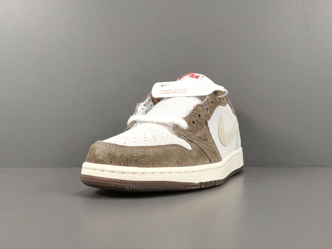 JORDAN 1 Low - Year Of The Rabbit Sneakers - White Unisex Streetwear Limited Edition - Introducing the Jordan 1 Low Year of the Rabbit, a captivating sneaker that pays homage