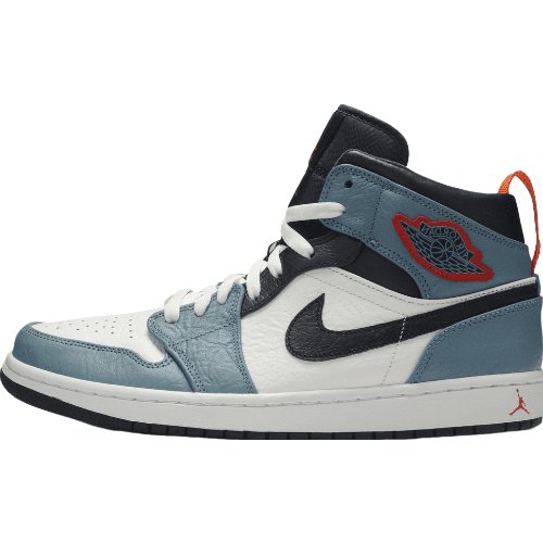 JORDAN 1 Mid Fearless - Facetasm Sneakers - Black Unisex Streetwear Limited Edition