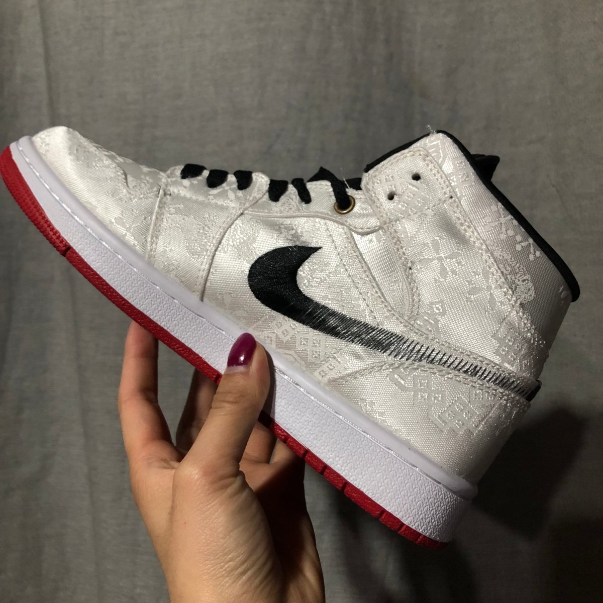 JORDAN 1 Mid Se - Fearless Edison Chen Clot Sneakers - Black Unisex Streetwear Limited Edition