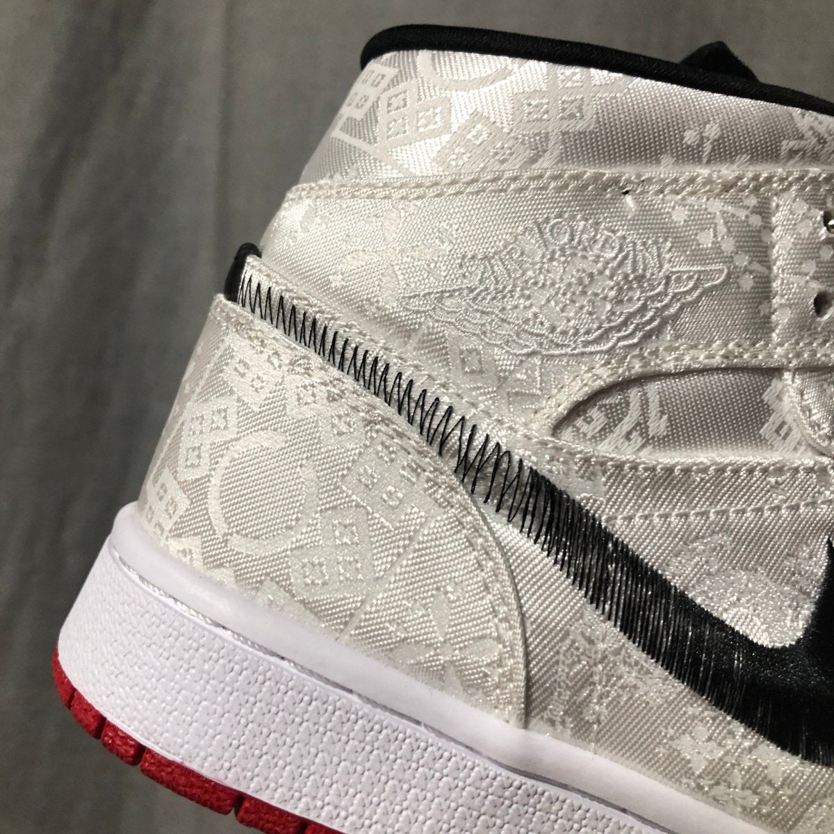 JORDAN 1 Mid Se - Fearless Edison Chen Clot Sneakers - Black Unisex Streetwear Limited Edition