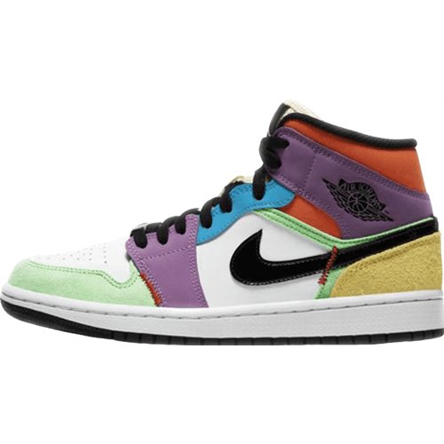 JORDAN 1 Mid Se - Multi-color Sneakers - Black Unisex Streetwear Limited Edition