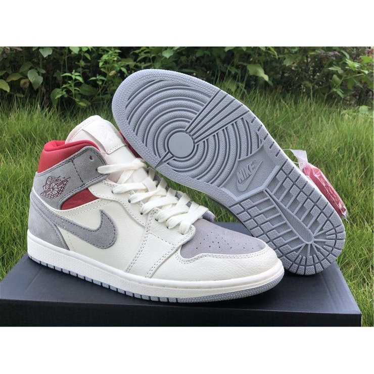 JORDAN 1 Mid Sneakersnstuff 20th Anniversary - Black Unisex Streetwear Limited Edition