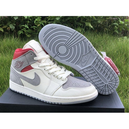 JORDAN 1 Mid Sneakersnstuff 20th Anniversary - Black Unisex Streetwear Limited Edition