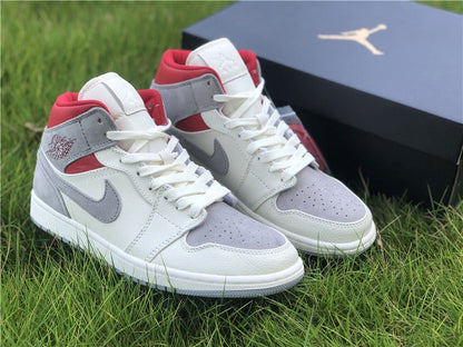 JORDAN 1 Mid Sneakersnstuff 20th Anniversary - Black Unisex Streetwear Limited Edition