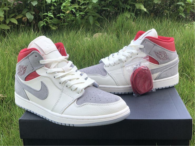 JORDAN 1 Mid Sneakersnstuff 20th Anniversary - Black Unisex Streetwear Limited Edition