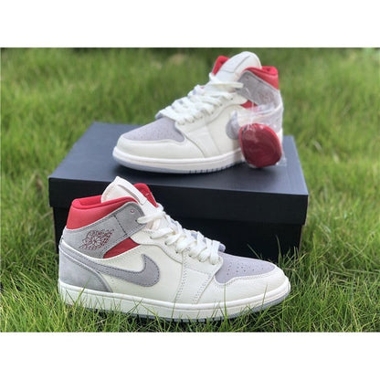 JORDAN 1 Mid Sneakersnstuff 20th Anniversary - Black Unisex Streetwear Limited Edition