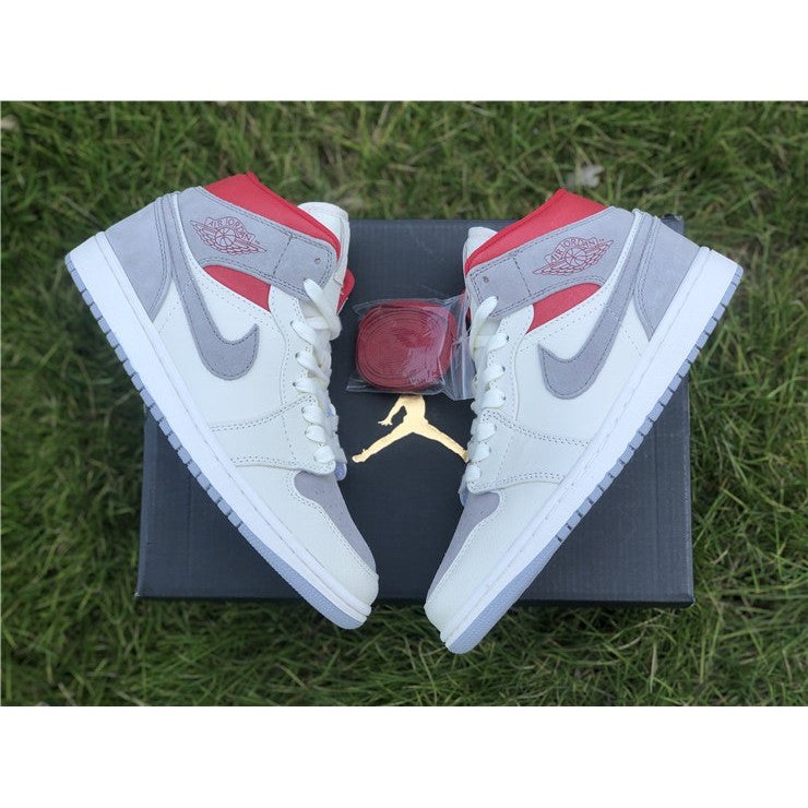 JORDAN 1 Mid Sneakersnstuff 20th Anniversary - Black Unisex Streetwear Limited Edition