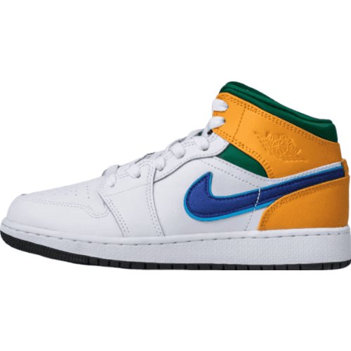 JORDAN 1 Mid - Alternate Multi-color Sneakers - Black Unisex Streetwear Limited Edition