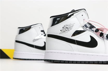 JORDAN 1 Mid - Alternate Think 16 Sneakers - Black Unisex Streetwear Limited Edition