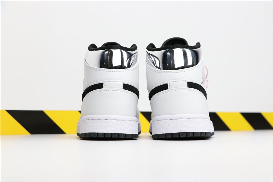 JORDAN 1 Mid - Alternate Think 16 Sneakers - Black Unisex Streetwear Limited Edition