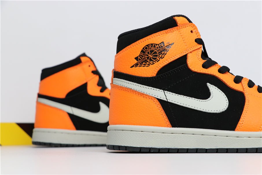 JORDAN 1 Mid - Cone Sneakers - Black Unisex Streetwear Limited Edition