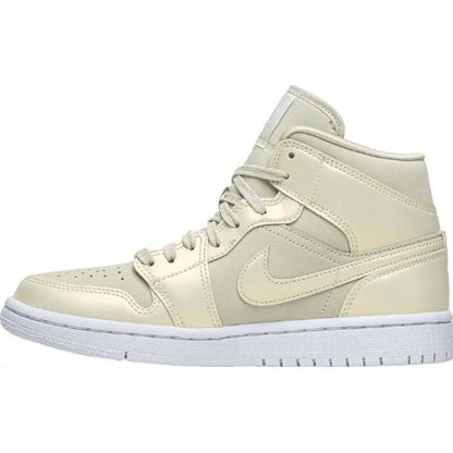 JORDAN 1 Mid - Goose Feather Sneakers - Yellow Unisex Streetwear Limited Edition