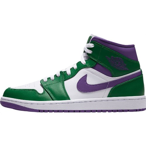 JORDAN 1 Mid - Incredible Hulk Sneakers Unisex Streetwear Limited Edition