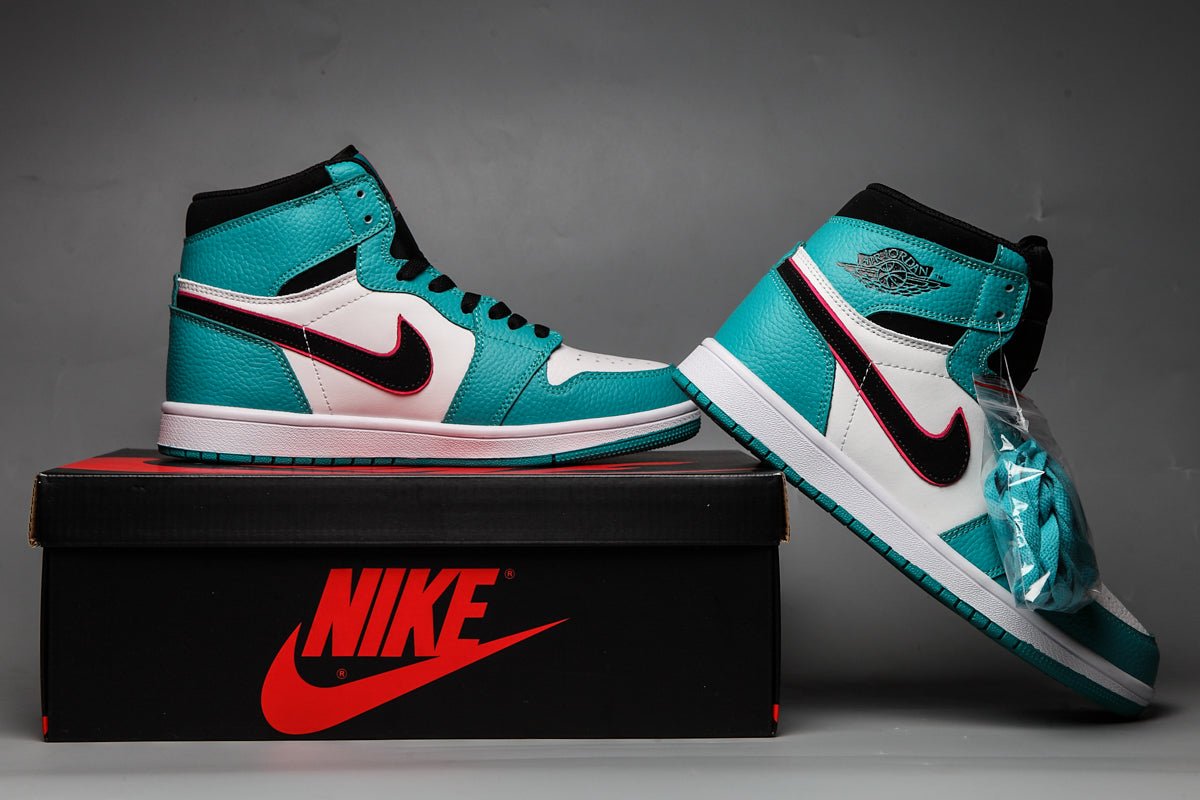 JORDAN 1 Mid - South Beach Sneakers - Black Unisex Streetwear Limited Edition