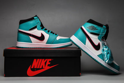 JORDAN 1 Mid - South Beach Sneakers - Black Unisex Streetwear Limited Edition