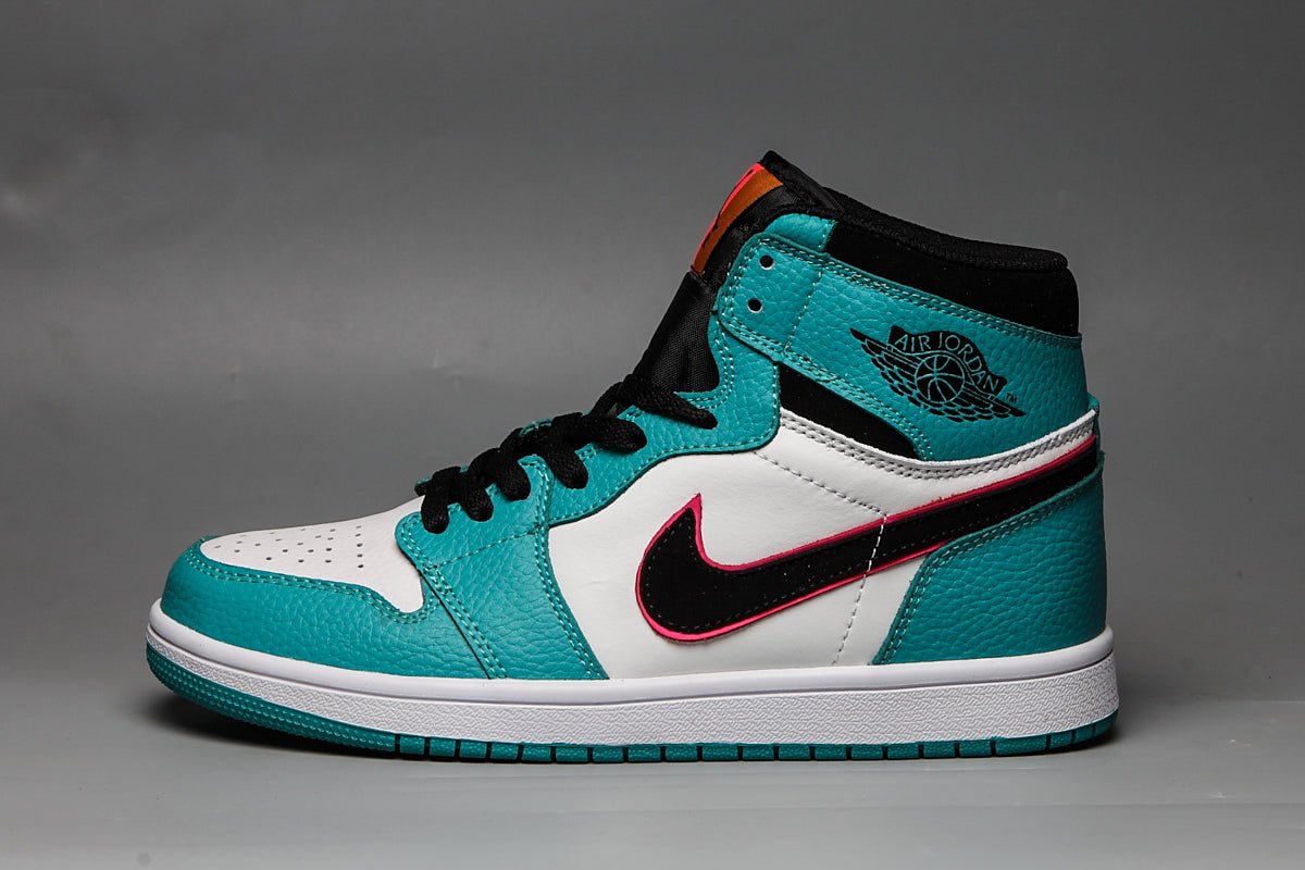 JORDAN 1 Mid - South Beach Sneakers - Black Unisex Streetwear Limited Edition