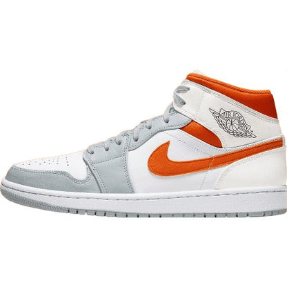 JORDAN 1 Mid - Starfish Pure Platinum Sneakers - Black Unisex Streetwear Limited Edition