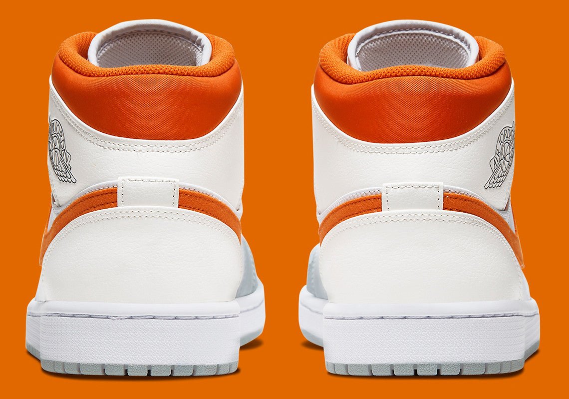 JORDAN 1 Mid - Starfish Pure Platinum Sneakers - Black Unisex Streetwear Limited Edition