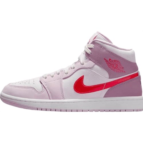 JORDAN 1 Mid - Valentine's Day Sneakers - Black Unisex Streetwear Limited Edition