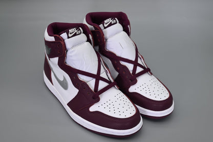 JORDAN 1 Retro High Og - Bordeau - Sneakers - Black Unisex Streetwear Limited Edition