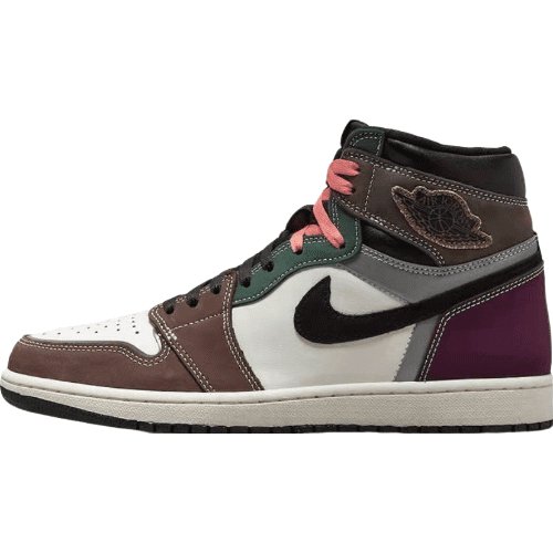 JORDAN 1 Retro High Og - Hand Crafted Sneakers - Black Unisex Streetwear Limited Edition