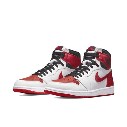 JORDAN 1 Retro High Og - Heritage Sneakers - Black Unisex Streetwear Limited Edition