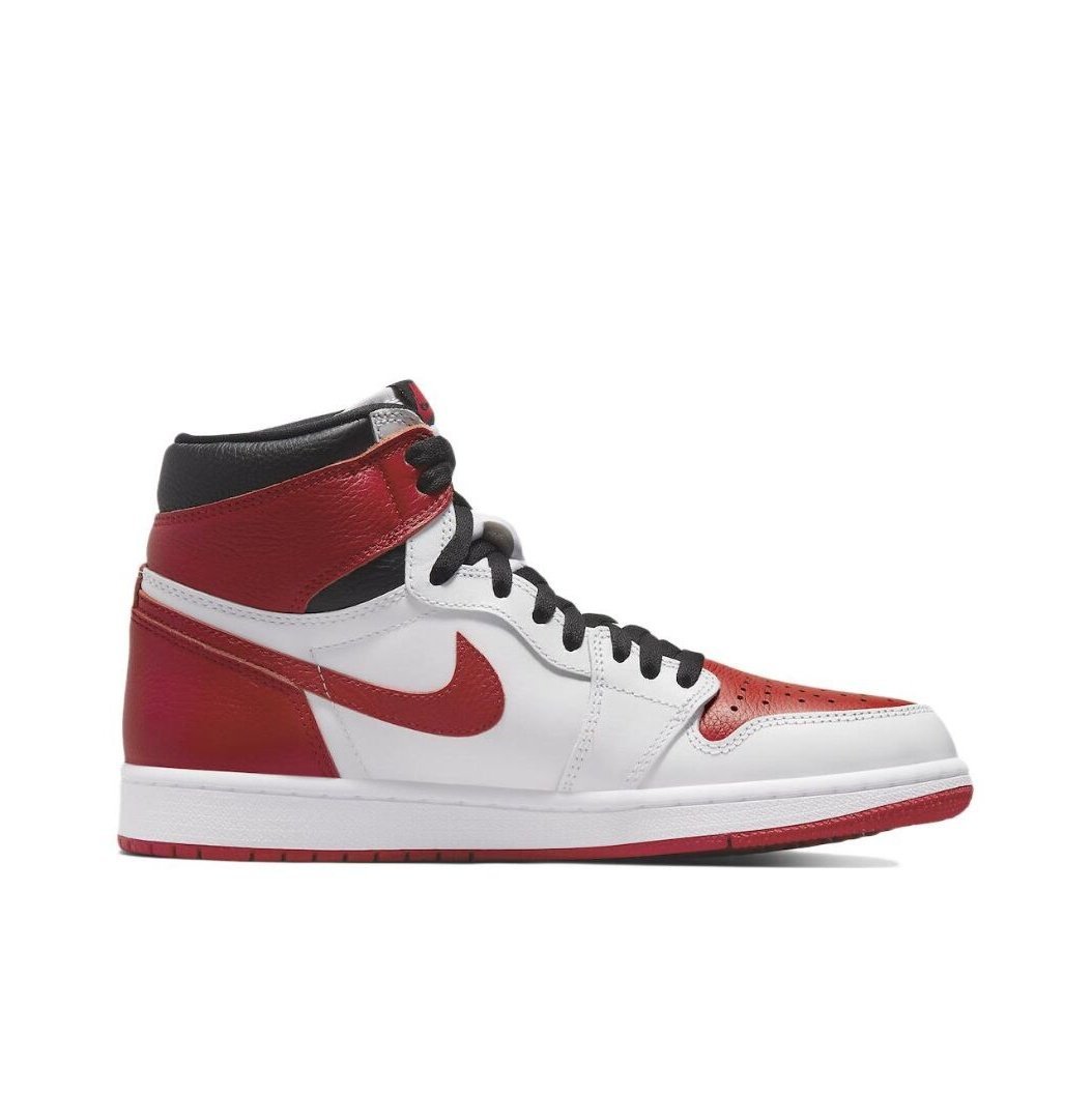 JORDAN 1 Retro High Og - Heritage Sneakers - Black Unisex Streetwear Limited Edition