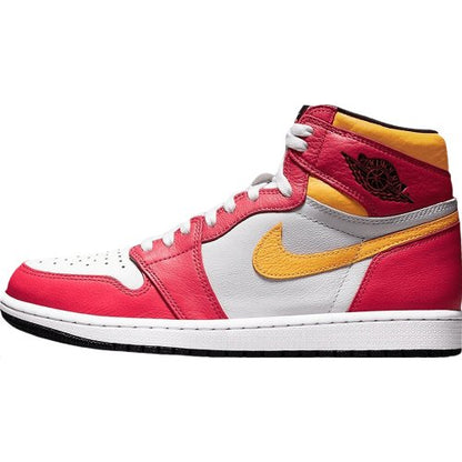 JORDAN 1 Retro High Og - Light Fusion Sneakers - Red Unisex Streetwear Limited Edition