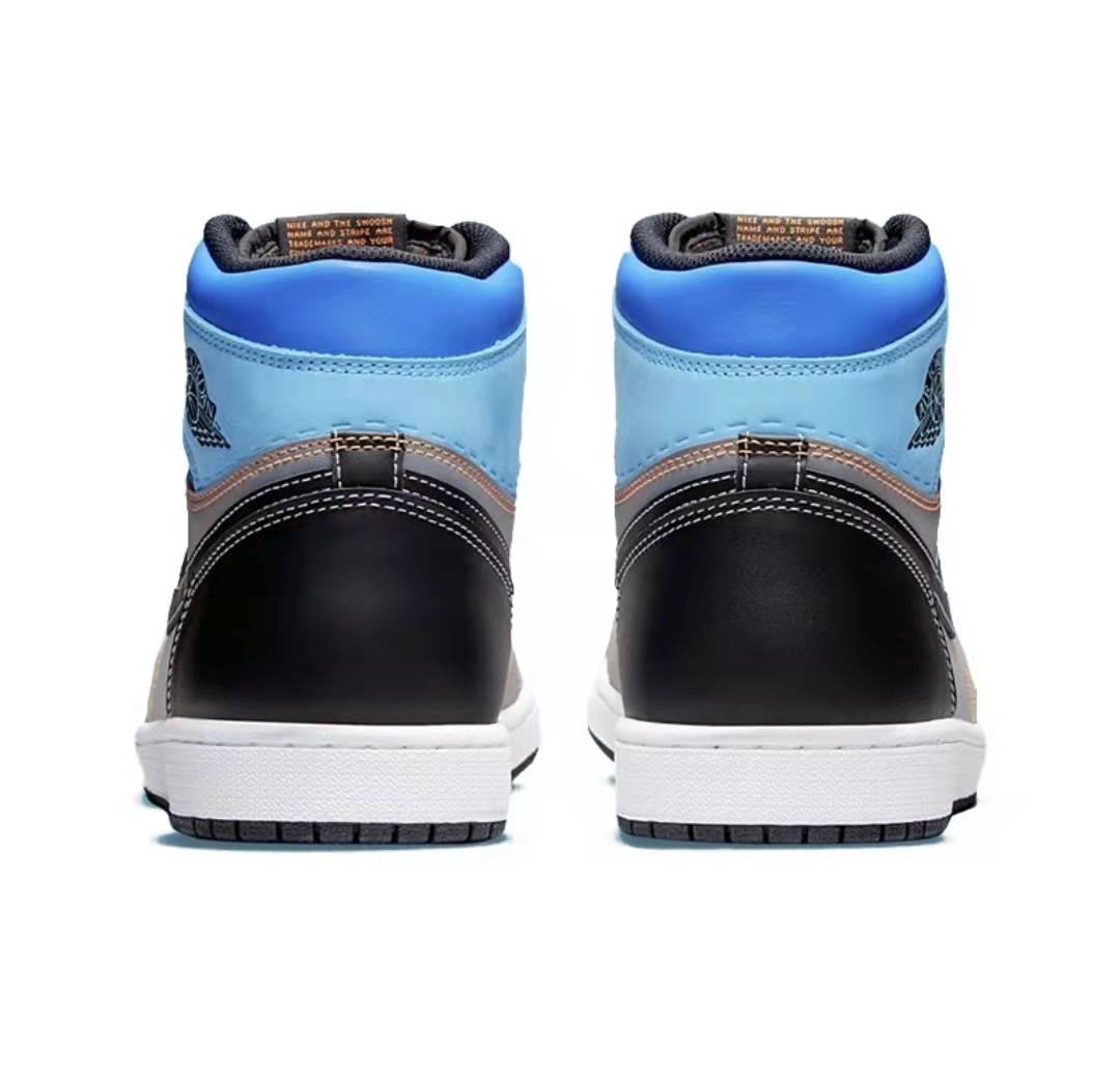 JORDAN 1 Retro High Og - Prototype - Black Unisex Streetwear Limited Edition