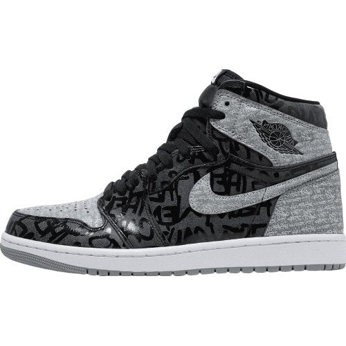 JORDAN 1 Retro High Og - Rebellionaire - Black Unisex Streetwear Limited Edition