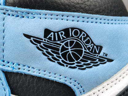 JORDAN 1 Retro High Og - University Jogger Pants - Blue Unisex Streetwear Limited Edition - Introducing the Jordan 1 High University Blue - a legendary sneaker that combines timeless style