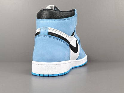 JORDAN 1 Retro High Og - University Jogger Pants - Blue Unisex Streetwear Limited Edition - Introducing the Jordan 1 High University Blue - a legendary sneaker that combines timeless style