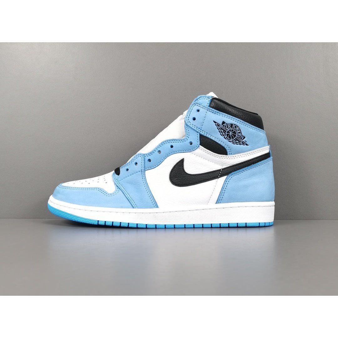 JORDAN 1 Retro High Og - University Jogger Pants - Blue Unisex Streetwear Limited Edition - Introducing the Jordan 1 High University Blue - a legendary sneaker that combines timeless style